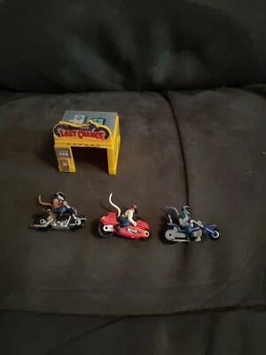 £30 • Buy Vintage Galoob Biker Mice From Mars Micro Machines Figures With Rare Garage