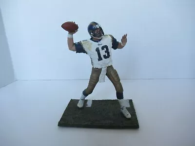 Mcfarlane Nfl Series 1 Rams Hof Qb Kurt Warner Loose Complete Dirty Figure • $19.99