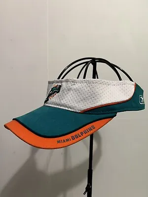 Miami Dolphins NFL Equipment Football Reebok Cap Hat Sun Visor • $21.80