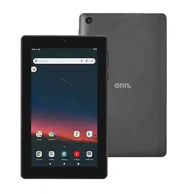 Onn Surf 3rd Gen 7  Android Tablet 32GB 2GB RAM Android 11 Go 2GHz - Charcoal • $42.95