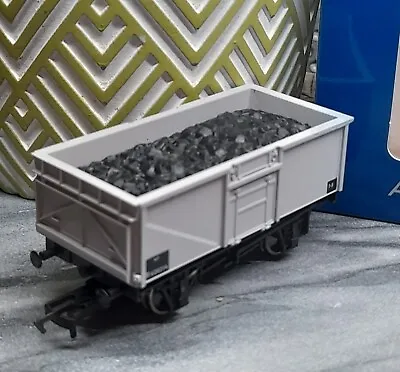 Dapol OO Gauge 4F 030 011 BR M620214 16T Steel Mineral Wagon Coal Load. Boxed • £12.95
