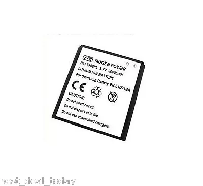 Mugen Power 2000mah Extended Battery For Samsung Galaxy S II 2 SGH-T989 T-Mobile • $19.95