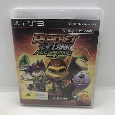 Ratchet And Clank All 4 One PS3 PlayStation 3 Complete With Postage AU Seller • $27.99