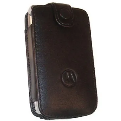 Motorola Black Leather Pouch Case W Belt Clip For RAZR V3m V3i V3s V3t V3r VE465 • $9.89