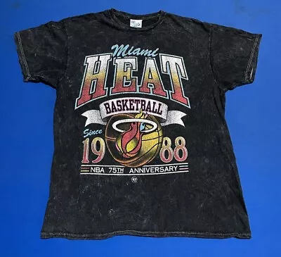 Vintage Tubular Miami Heat '47 75th Anniversary City Edition Mineral Wash L • $28.99