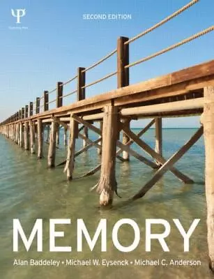 Memory By Michael W. Eysenck Alan Baddeley And Michael C. Anderson (2014 Trade • $9