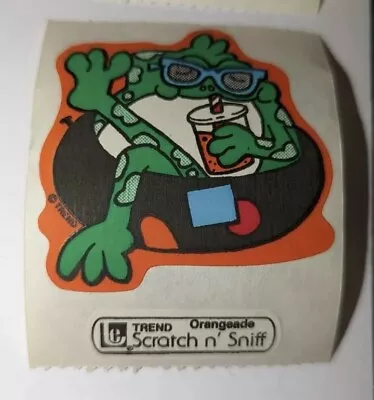 Vintage Trend Scratch N Sniff Sticker Frog Orangeade Scent  • $3.75