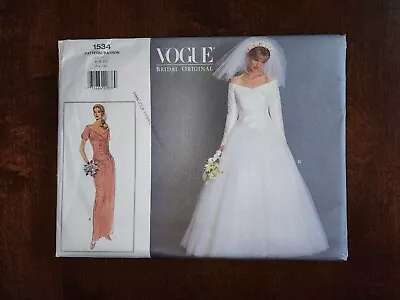 Vogue Bridal Original | Wedding - Bridesmaid | Misses' 6-8-10 | Pattern 1534 UC • $2.50