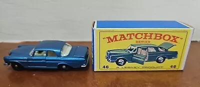 Matchbox Regular Wheels 46c Mercedes 300SE Metallic Blue Boxed • £0.99