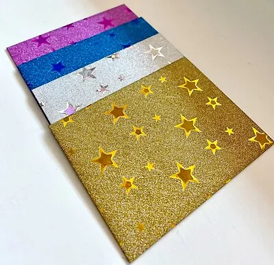 Glitter Stars Mini Envelopes Gift Card Holder Flowers Thank You Love Notes • $4