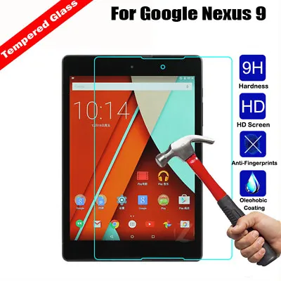 £5.38 • Buy Genuine Tempered Glass Screen Protector For Google Pixel C Tablet /Nexus7/Nexus9
