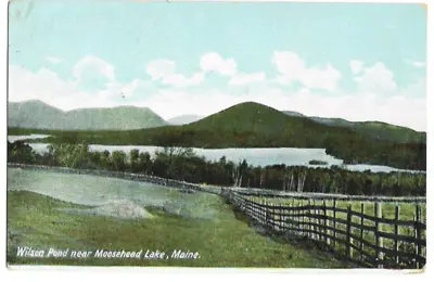 Moosehead Lake Wilson Pond Maine 1905 Greenville USA Antique DB Vintage Postcard • $5.07