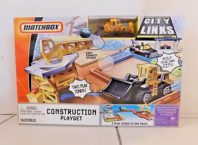 RARE Matchbox CITY LINKS Construction Build Your Own City Playset - New • $24.50