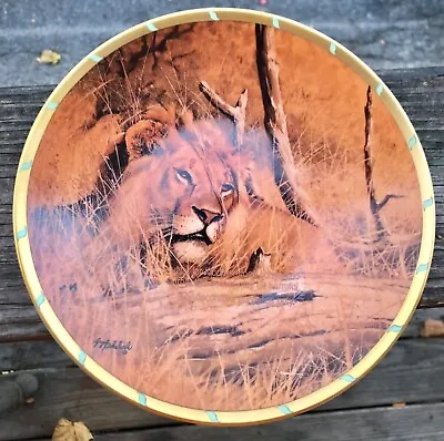 Vintage Lion In Wait Guy Coheleach Royal Cats Collector Plate Lenox • $7