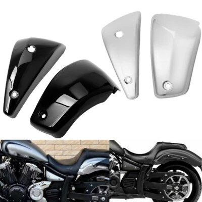 $65.99 • Buy 2X ABS Battery Side Fairing Covers Fit For Yamaha V Star 1300 XVS1300 2007-2017