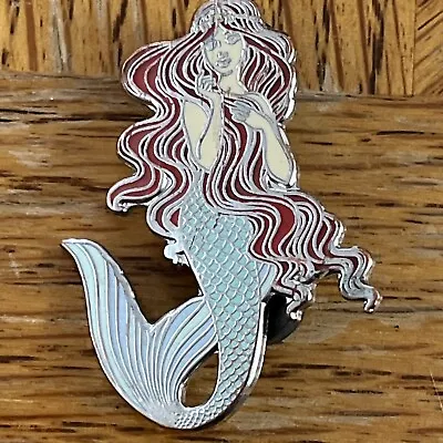 Mermaid Pinback Pin 1.5 Inches Red Hair • $25