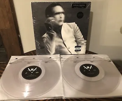 Marilyn Manson -  Pale Emperor -  Clear Vinyl Record - Hastings Edition • $149