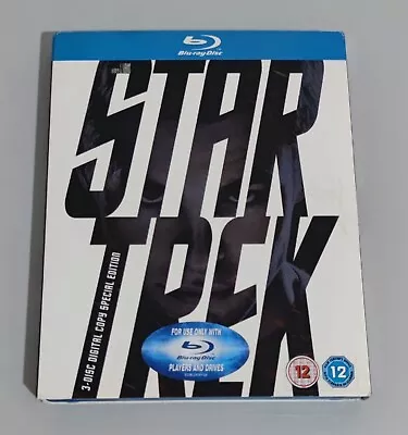 Star Trek 3 Disk Special Edition Blu Ray (2009) With Slipcover Sleeve  • £4