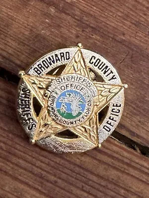 Vintage Broward County Florida Sheriff Office (BSO) Lapel Pin • $13