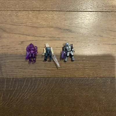 HALO MEGA BLOKS CONSTRUX 3 Action Figures • $55