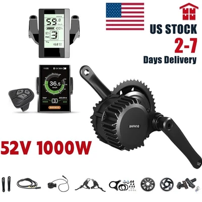 $699.89 • Buy 52V 1000W Bafang BBSHD Electric Bike Mid Drive Motor Conversion Kits For 8fun