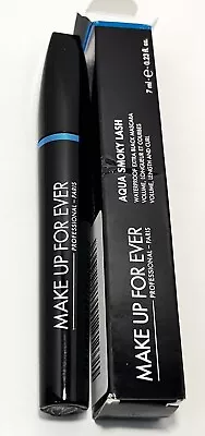 MAKE UP FOR EVER WATERPROOF AQUA SMOKY LASH MASCARA NEW IN BOX 0.23 Fl Oz  • $49.39