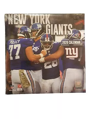 New York Giants 2020 12x12 Team Wall Calendar Calendar Turner Licensing NEW/SEAL • $12.50