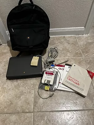 RARE VINTAGE APPLE Macintosh Powerbook 190 CS Laptop W/ Power Cords & Mouse • $210