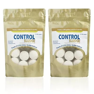 £16.49 • Buy Swell UK Sludge Control Cleaning Koi Fish Pond Treatment Removes Dirt Silt Muck 