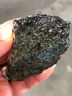 Black Leopard Opal Rough Gem Aztec Nugget 100g Super Rare Huge  Zimapán Mexico • $1000