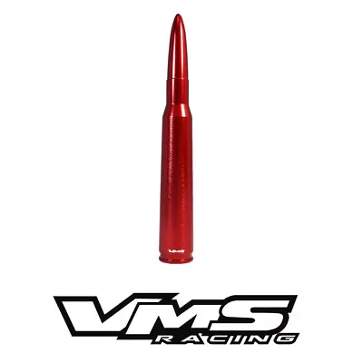 Vms Racing 5.5  Cnc 50 Cal Bullet Antenna Anodized Red For 00-09 Honda S2000 • $26.95