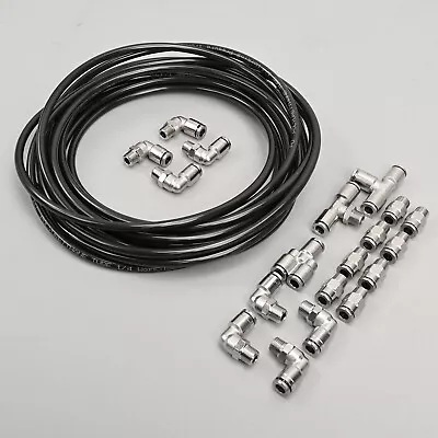 $64.89 • Buy Quick Connect Boost Air Fitting Kit For Turbo Supercharger Vacuum/Boost Line Kit