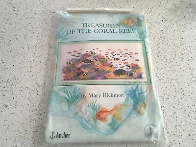 Anchor Cross Stitch Kit By Mary Hickmott Treasures OfmthenCoral Reef New  • £27