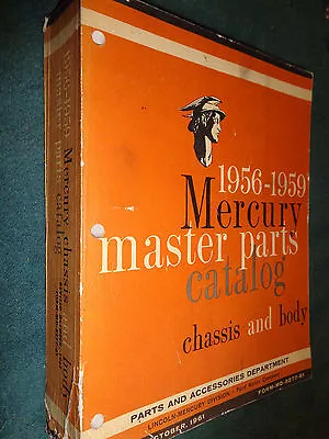 1956-1959 Mercury Master Parts Catalog / Body & Chassis / Original 1957 1958+ • $99.50