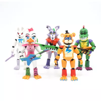 $36.99 • Buy 5PCS Five Nights At Freddy's Video Game FNAF Action 6'' Figures Toys Foxy Freddy