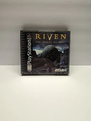 Riven The Sequel To Myst PS1 (Sony PlayStation 1 1997) NO MANNY TESTED!! FAST!  • $20.95