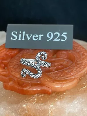 Silver Octopus Legs  Ring • £29