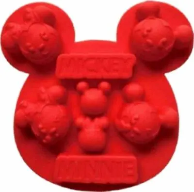 Mickey Mouse Silicone Baking Pan Ice Cube Tray Muffin Chocolate Jelly Soap Mold • £25.06