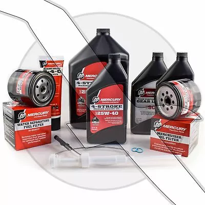 Mercruiser Engine Oil Change And Sterndrive Gear Lube Maintenance Kit • $149.99