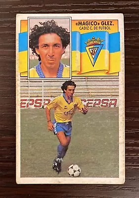 1990/1991 Magico Gonzalez Ediciones Este Card Sticker Cadiz El Salvador Greatest • $49