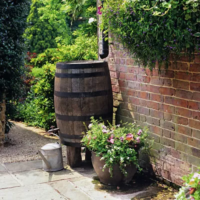 WHISKEY 40 GALLON OAK BARREL - IDEAL GARDEN WATER BUTT -  Wooden Whisky Cask • £65