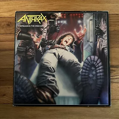 Anthrax - Spreading The Disease OG Vinyl LP Megaforce/Island Records 90480-1 SRC • $199.99