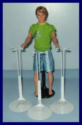 3 NEW White KAISER 2101 Doll Stands For 10  To 12  Action Figues KEN G.I. JOE • $16.99