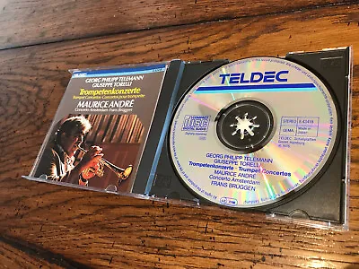 (4) Maurice Andre Telemann/Torelli Trompetenkonzerte 1986 CD Japan No IFPI • £12