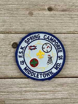 Boy Scouts Spring Camporee 1992 Middletown MD Patch • $5.85