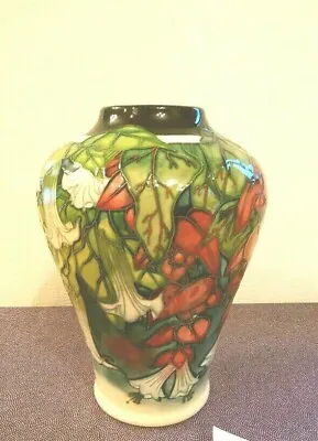 Moorcroft Pottery Flower Vase Signed & Numbered 8.6  W/Original Box • $1180