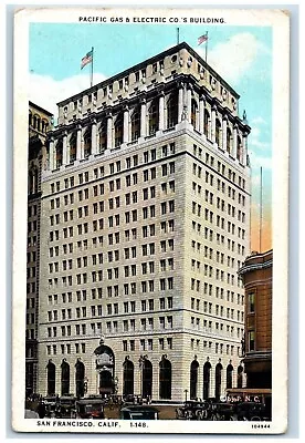 1938 Exterior Pacific Gas Electric Co Building San Francisco California Postcard • $9.98