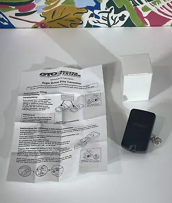 GTO Mighty Mule RB741 Single Button Transmitter Gate Opener OEM Genuine • $9.99