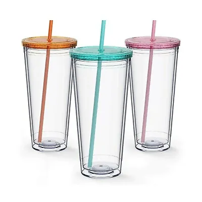 $35.08 • Buy Maars Insulated Travel Tumblers 32 Oz. | Double Wall Acrylic | 3 Pack