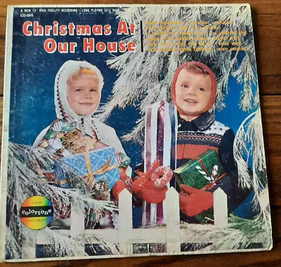 Vintage Christmas At Our House Vinyl LP - Album - Used In Fair Condition • $3.99